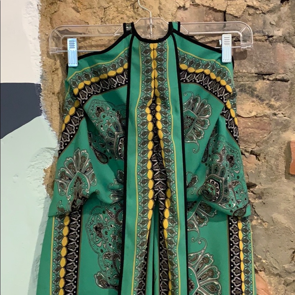 BCBG Max Azria green gown!